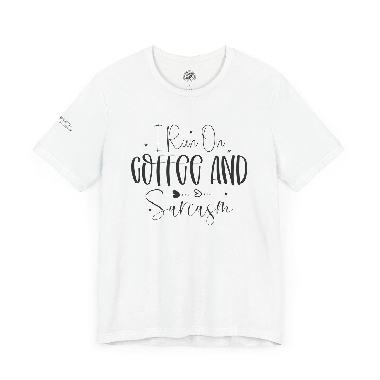 Fitness T-Shirt - I Run On Coffee Workout Shirt