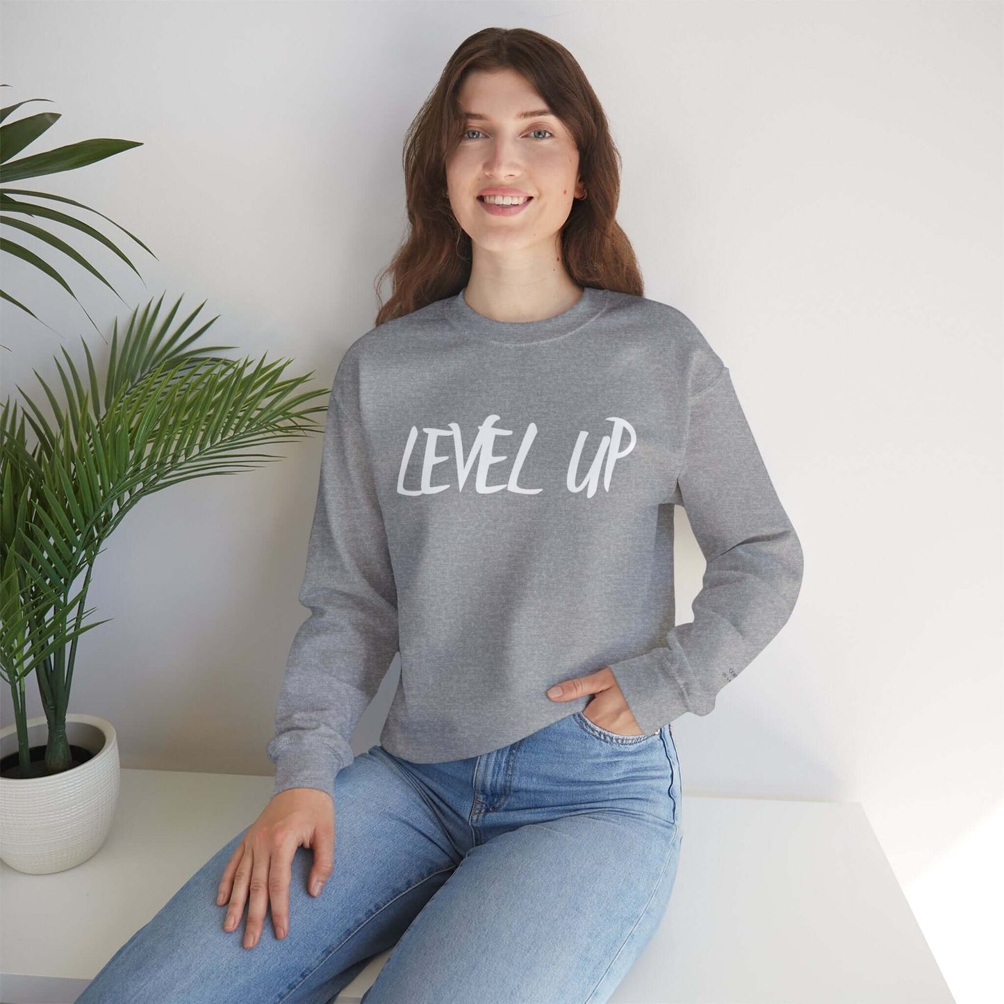 Level Up Fitness Crewneck Sweatshirt