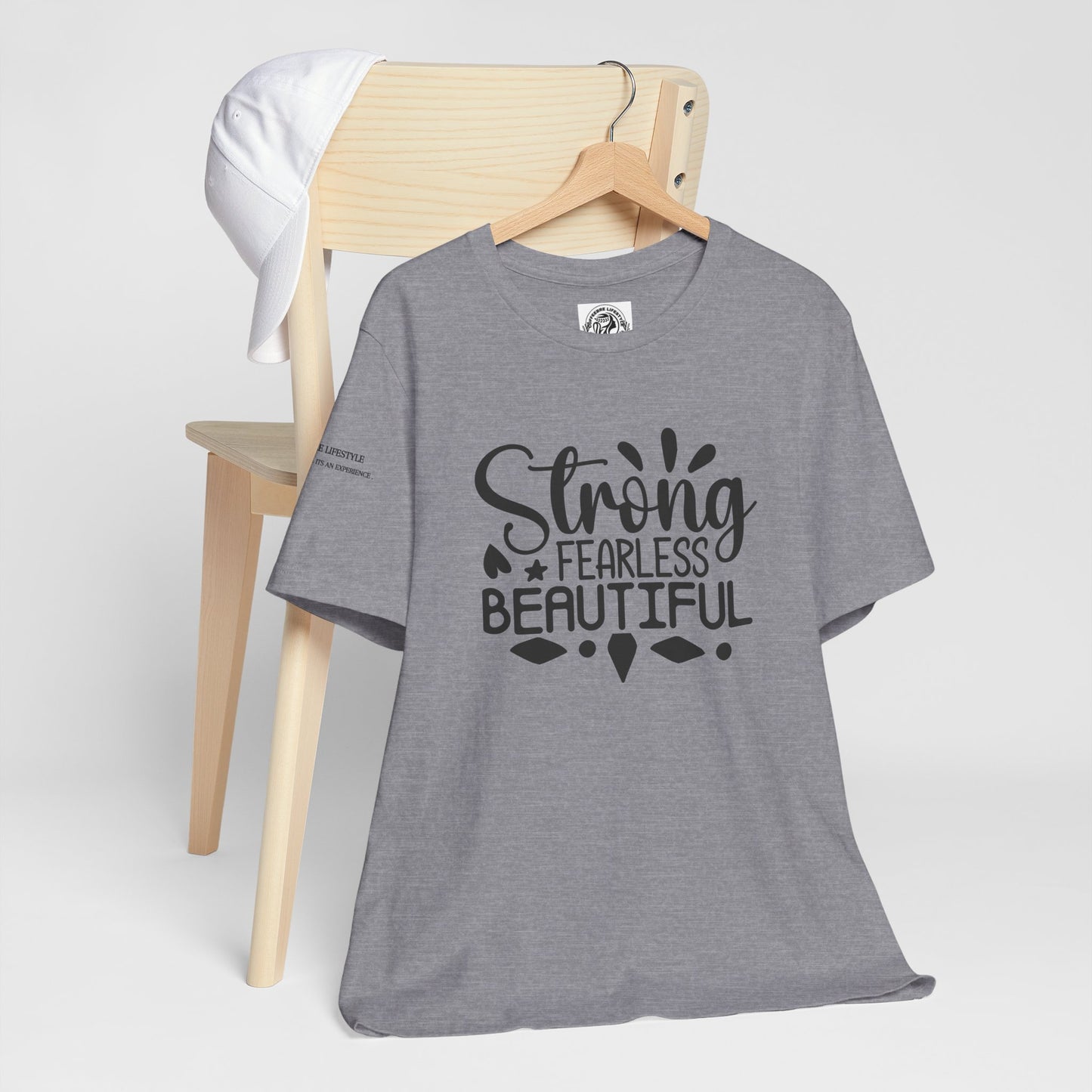 Strong Fearless Fitness Workout T-Shirt