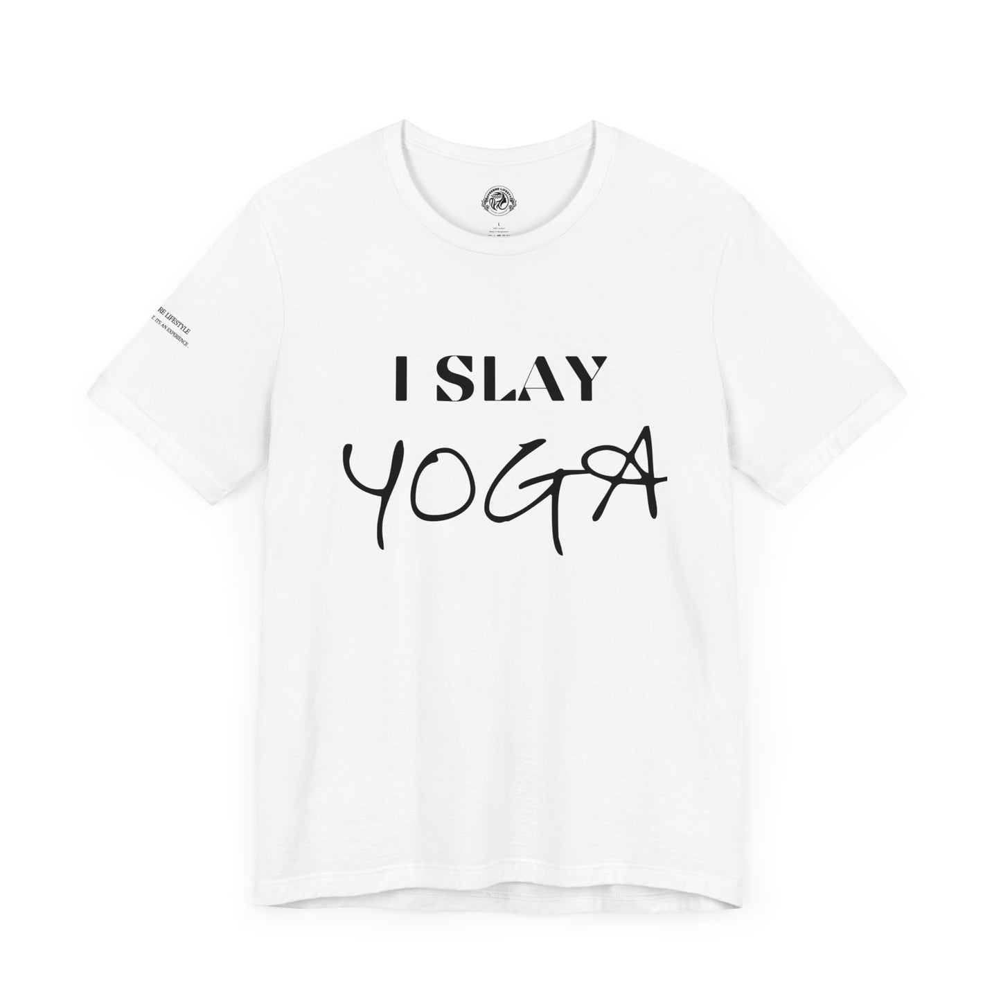 I Slay Yoga Workout T-Shirt - COFFEEBRE