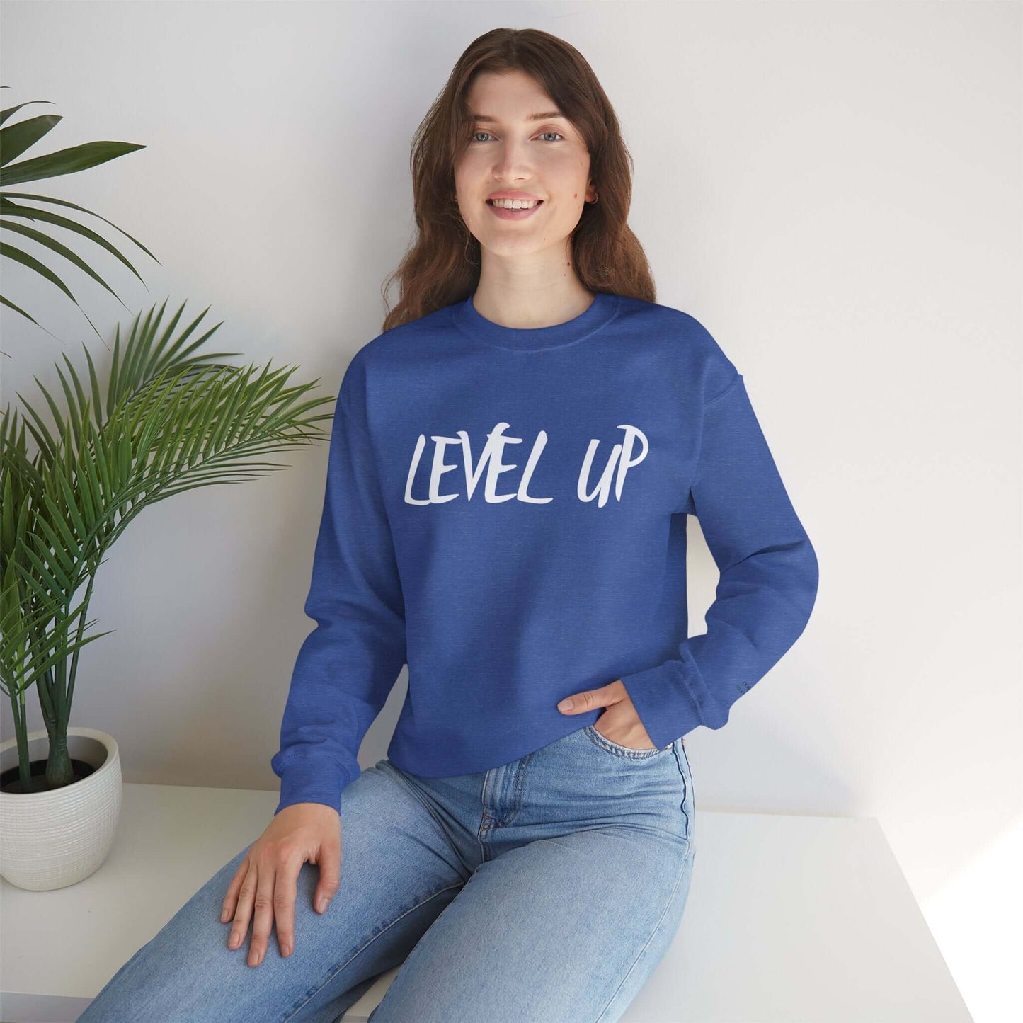 Level Up Fitness Crewneck Sweatshirt