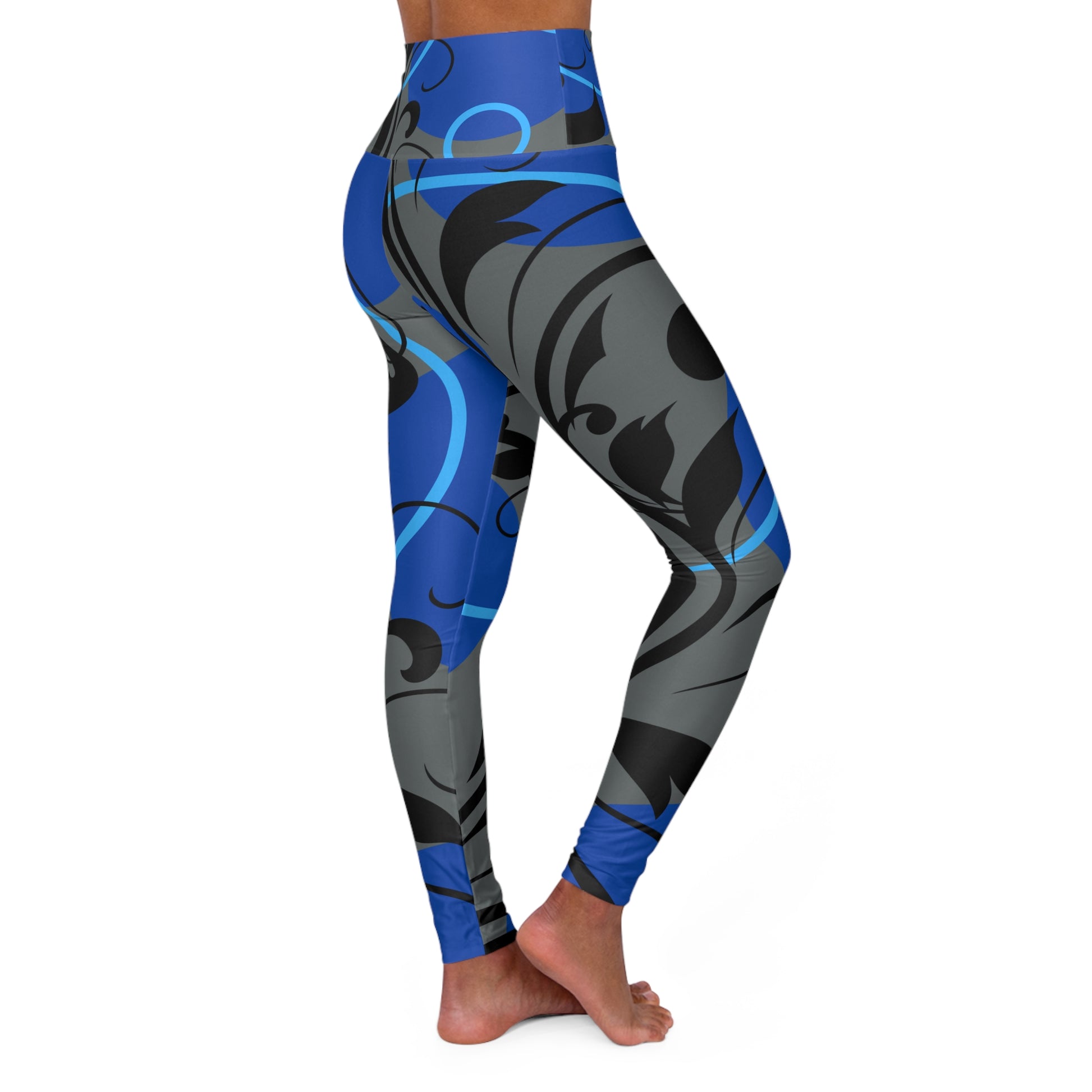 High Waisted Yoga Leggings - COFFEEBRE