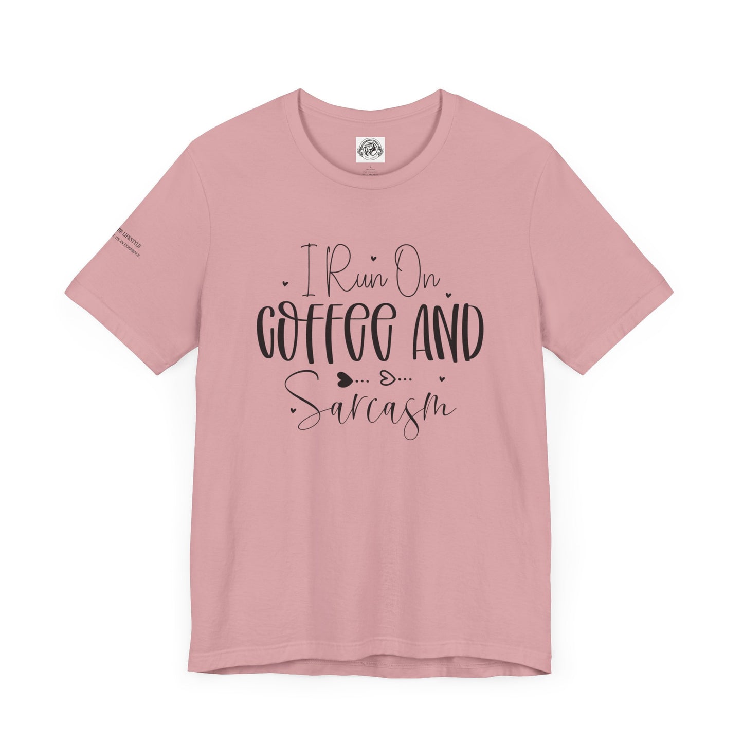 Fitness T-Shirt - I Run On Coffee Workout Shirt