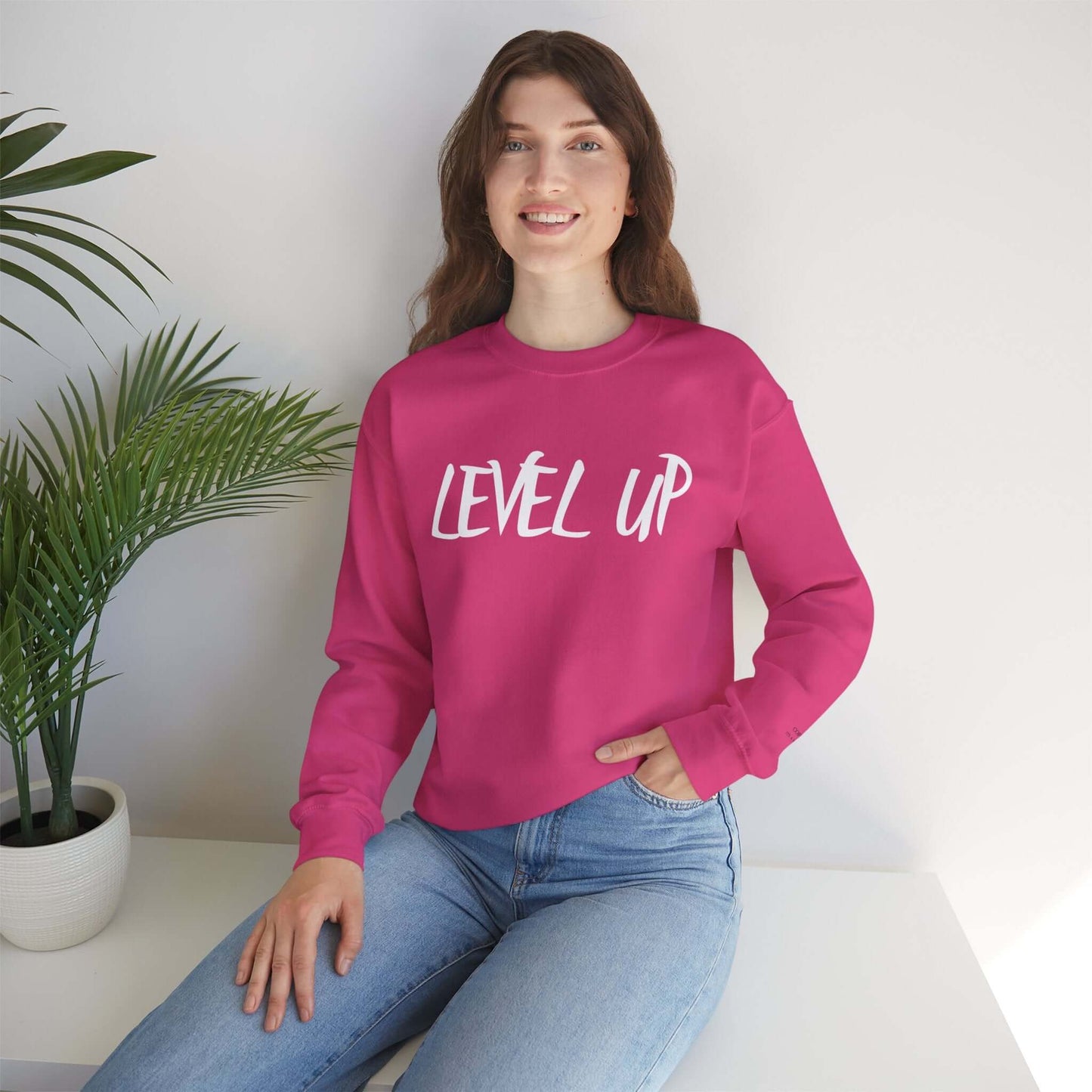 Level Up Fitness Crewneck Sweatshirt