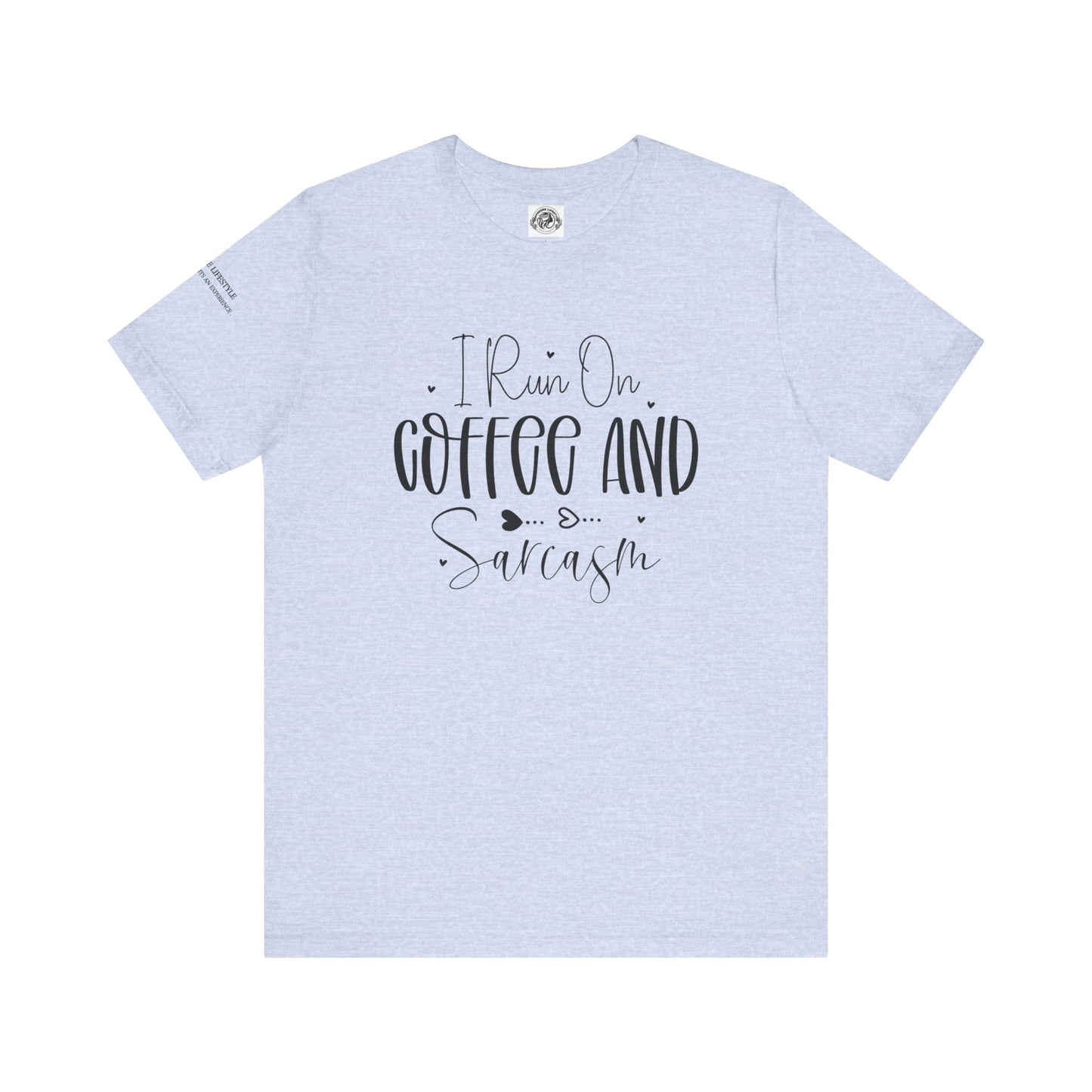 Fitness T-Shirt - I Run On Coffee Workout Shirt