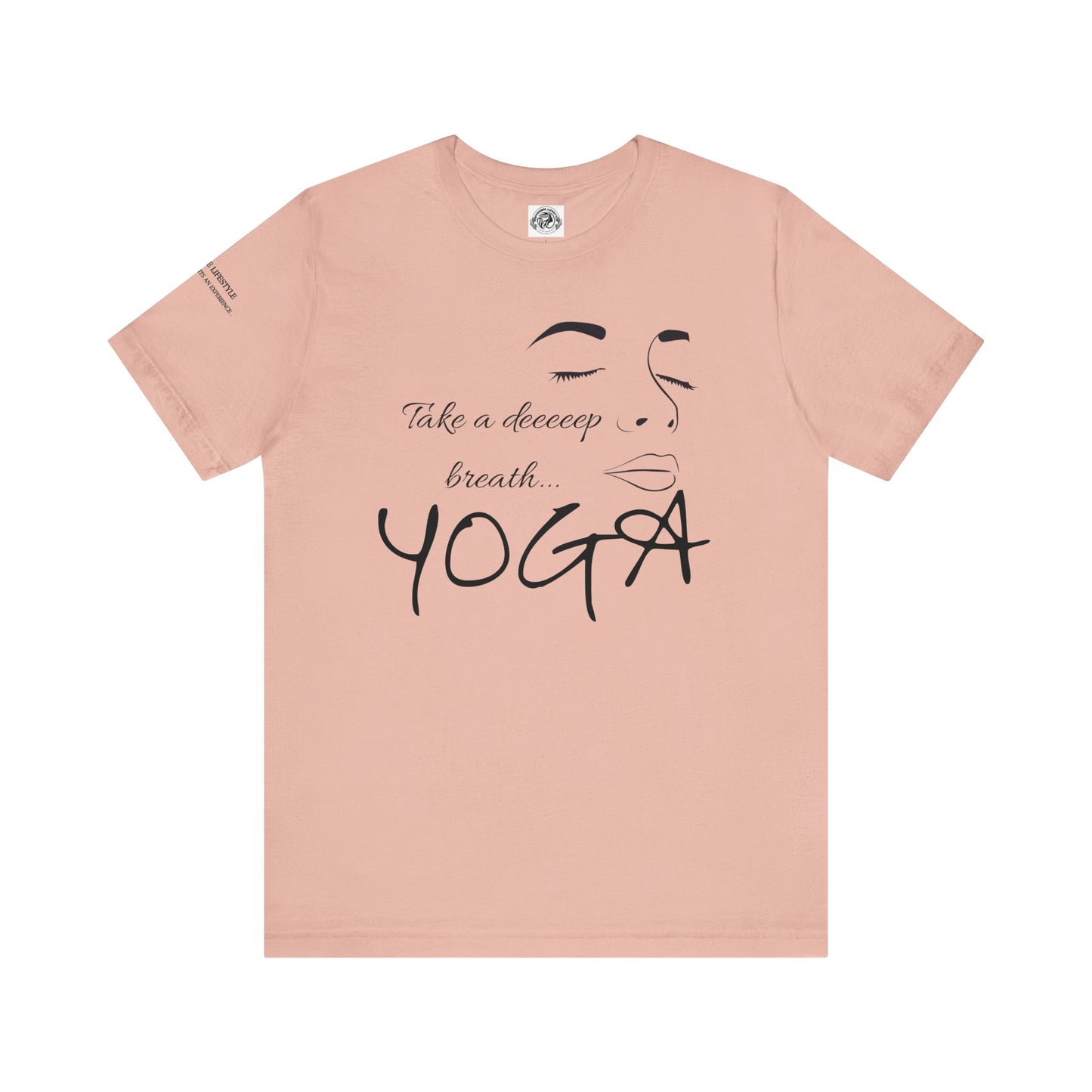 Take Deep Breath Yoga Workout T-Shirt- COFFEEBRE