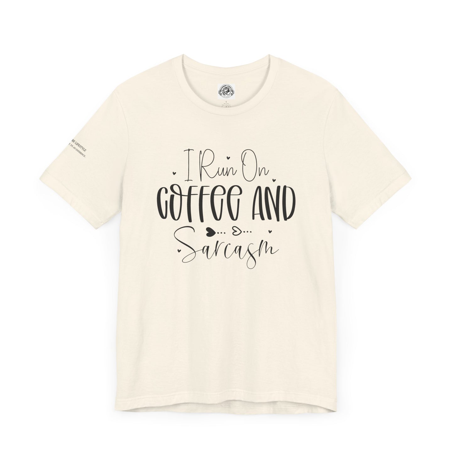 Fitness T-Shirt - I Run On Coffee Workout Shirt