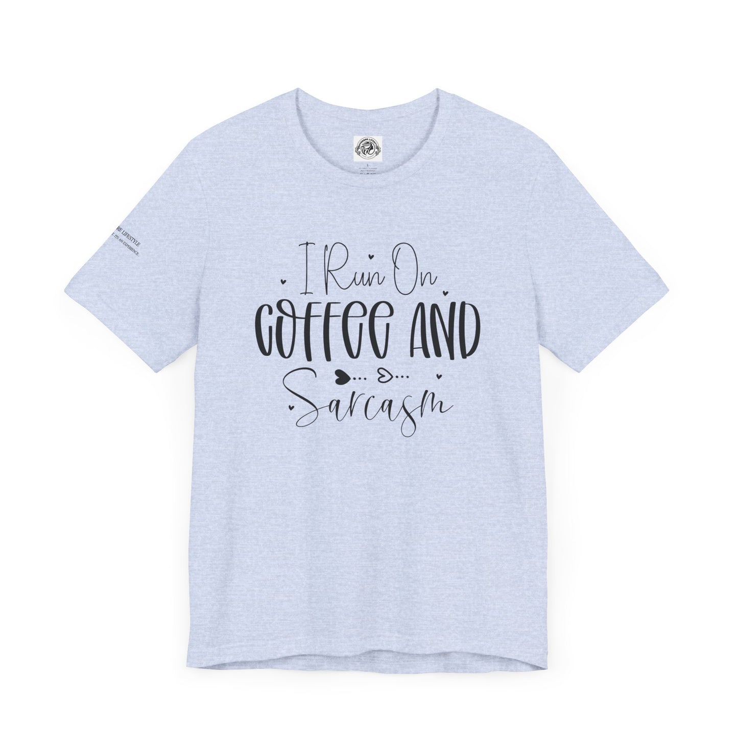 Fitness T-Shirt - I Run On Coffee Workout Shirt