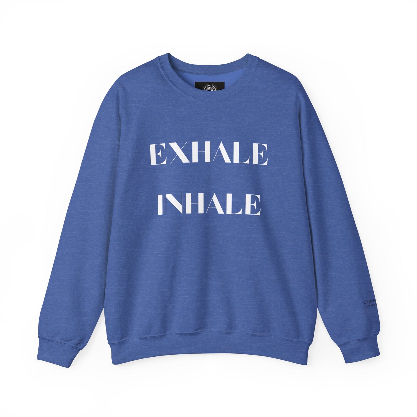 Exhale Inhale Fitness Crewneck Sweatshirt