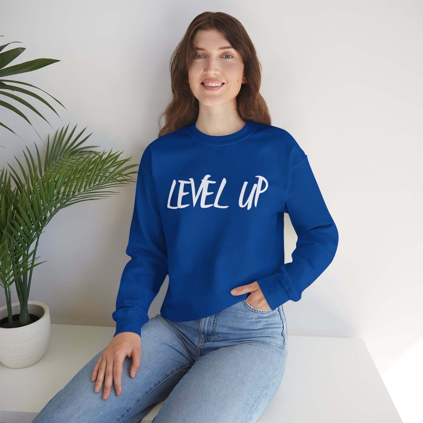 Level Up Fitness Crewneck Sweatshirt