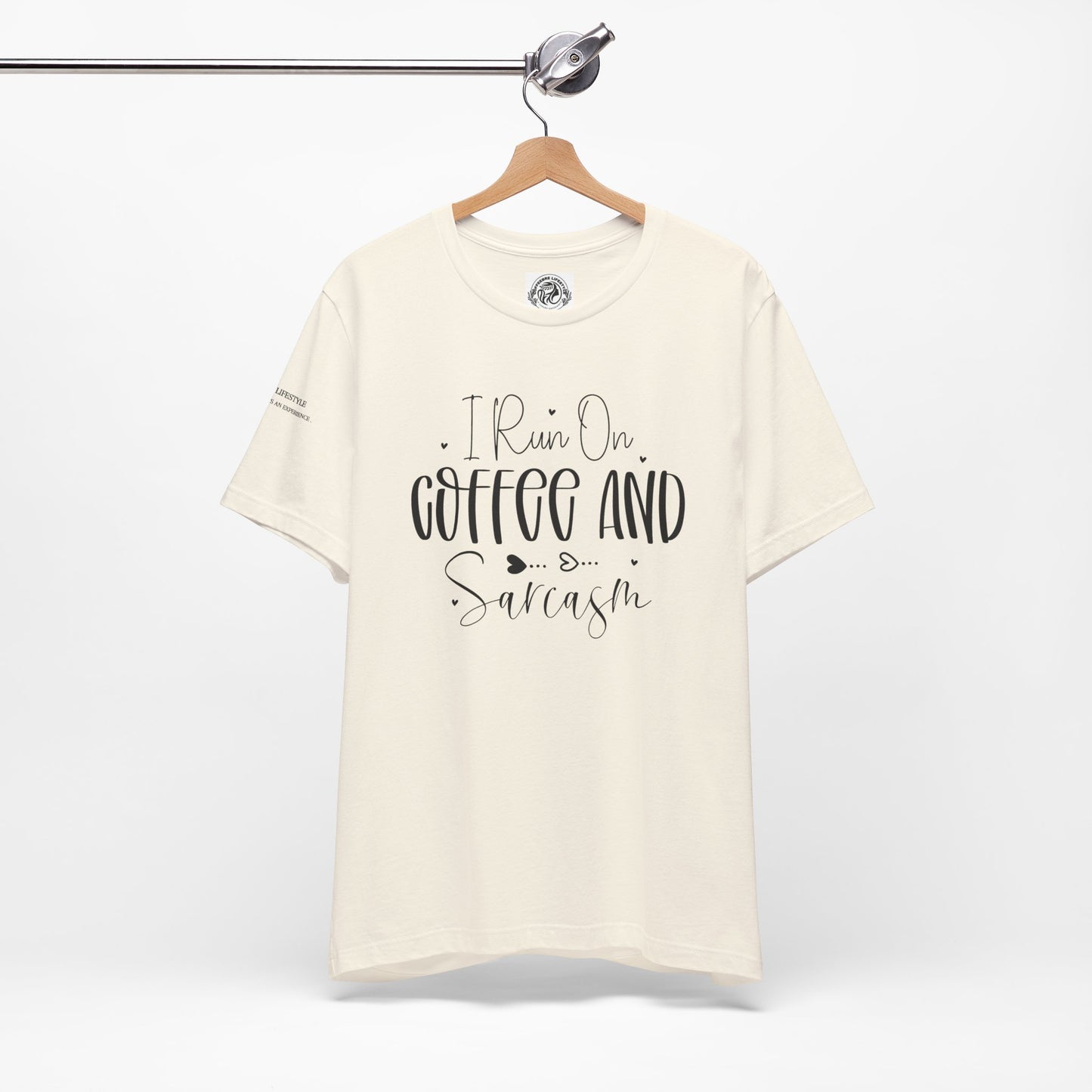 Fitness T-Shirt - I Run On Coffee Workout Shirt