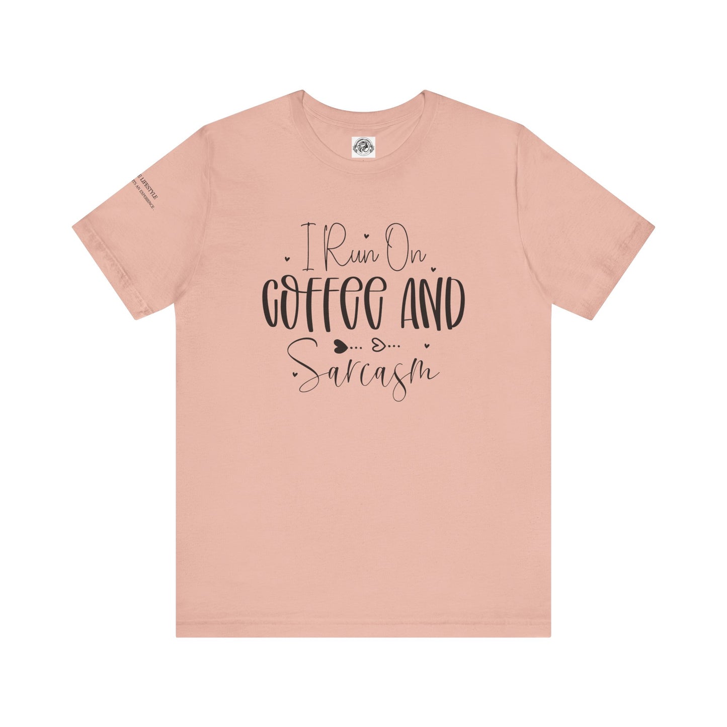 Fitness T-Shirt - I Run On Coffee Workout Shirt