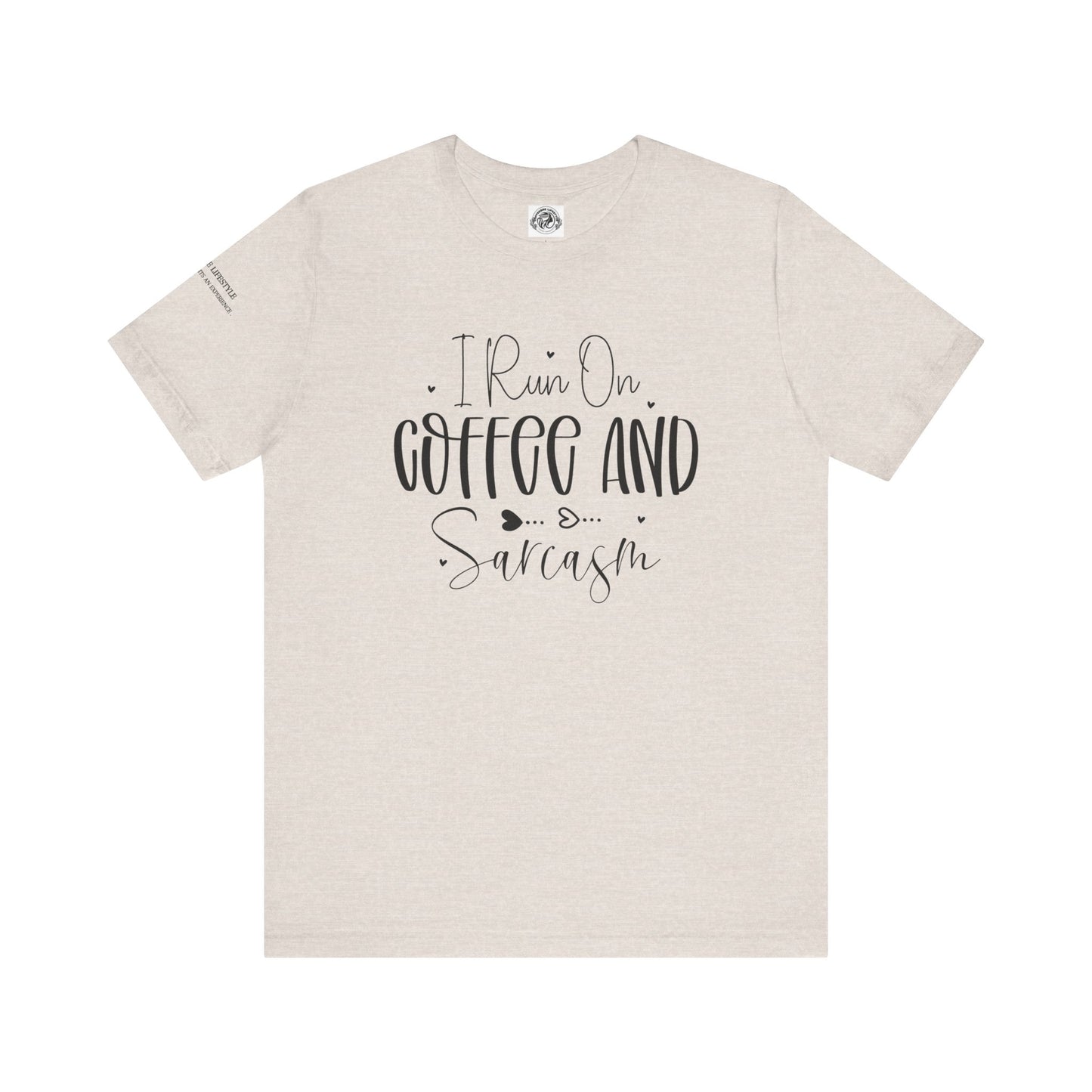 Fitness T-Shirt - I Run On Coffee Workout Shirt
