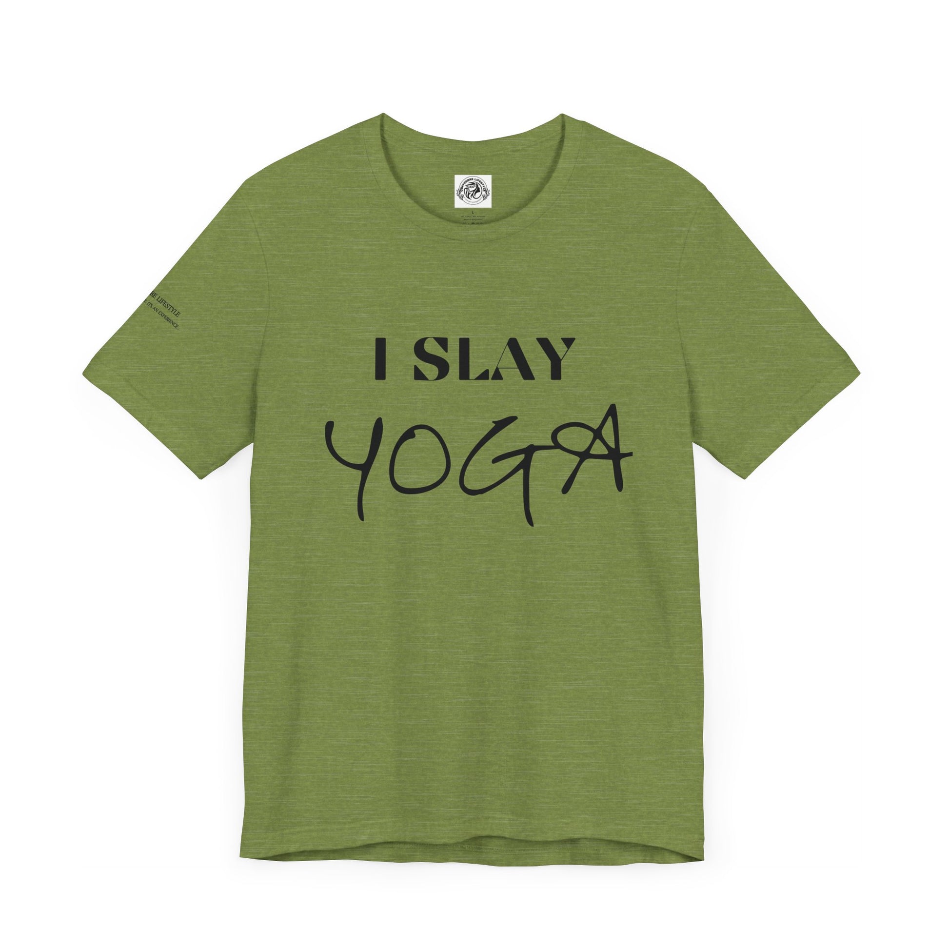 I Slay Yoga Workout T-Shirt - COFFEEBRE