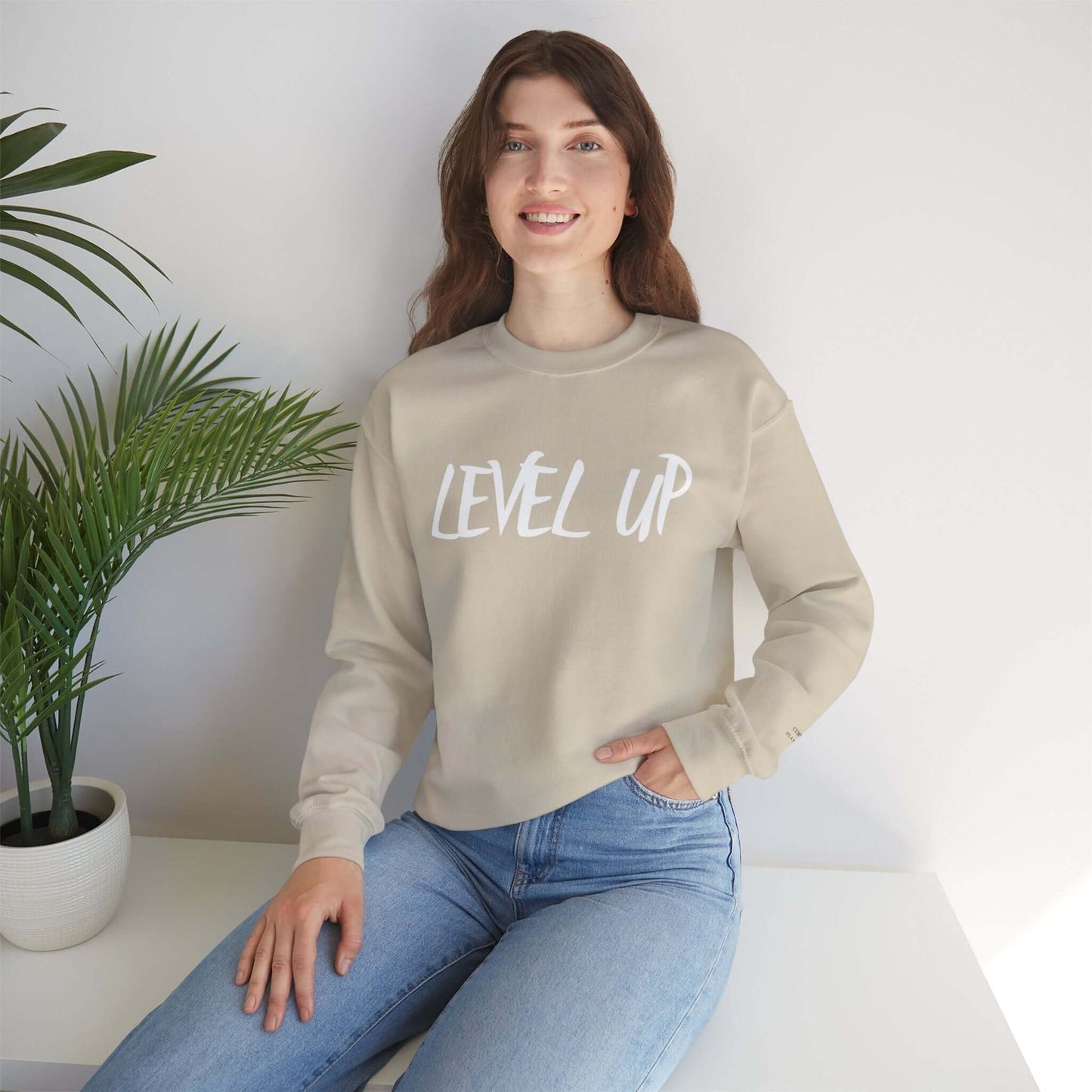 Level Up Fitness Crewneck Sweatshirt