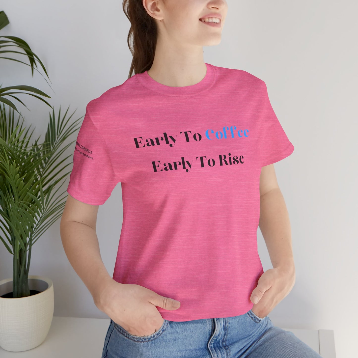 Fitness T-Shirt - Early To Coffee Workout