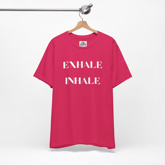 Exhale Inhale Yoga Fitness Workout T-Shirt - COFFEEBRE