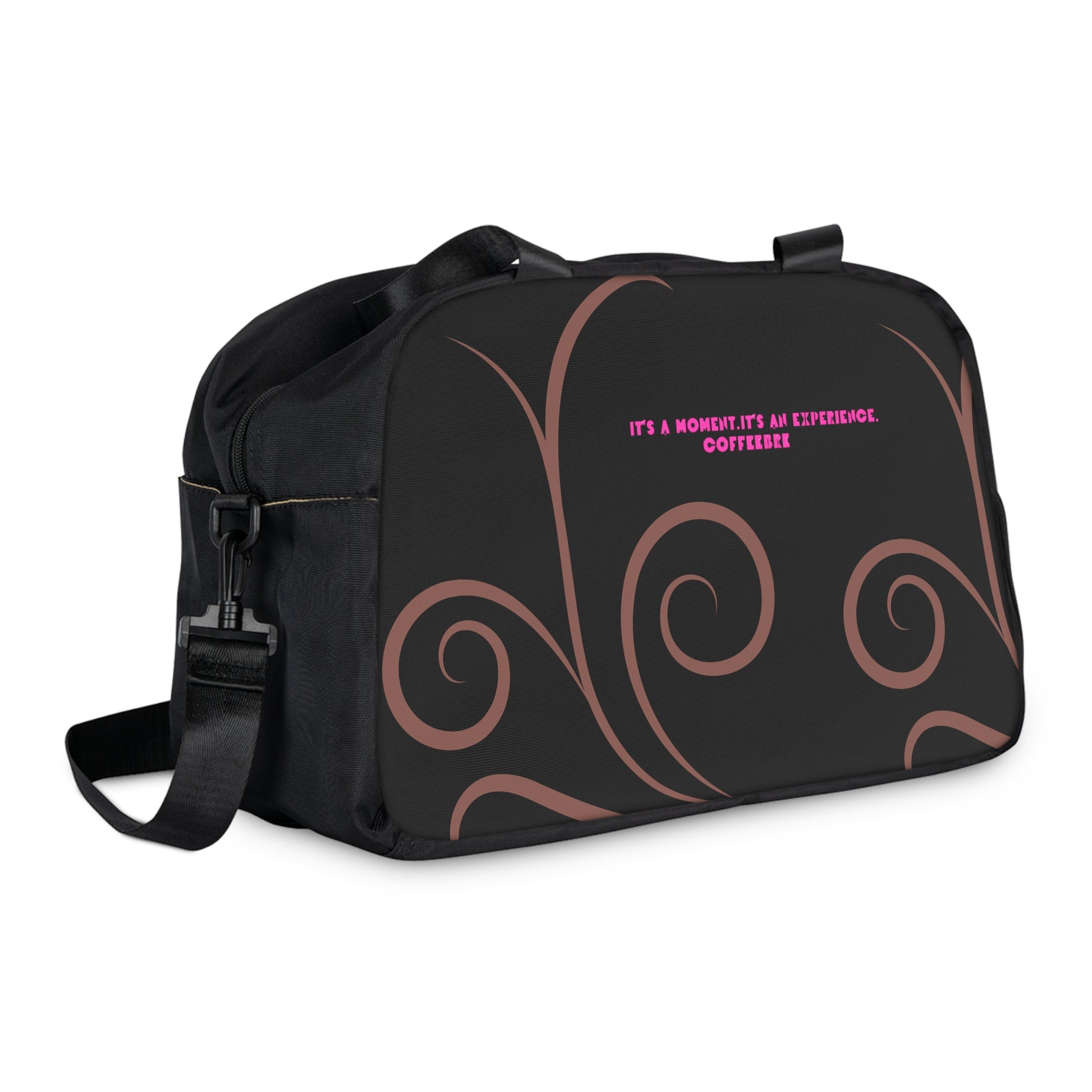 Brown Spiral Fitness Handbag - COFFEEBRE