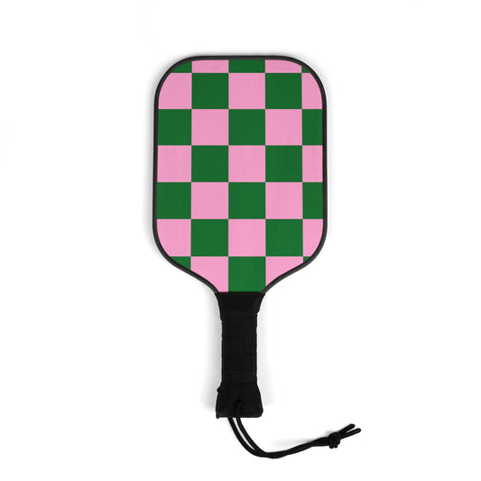 Green Checkered Pickleball Paddle Kit - COFFEEBRE