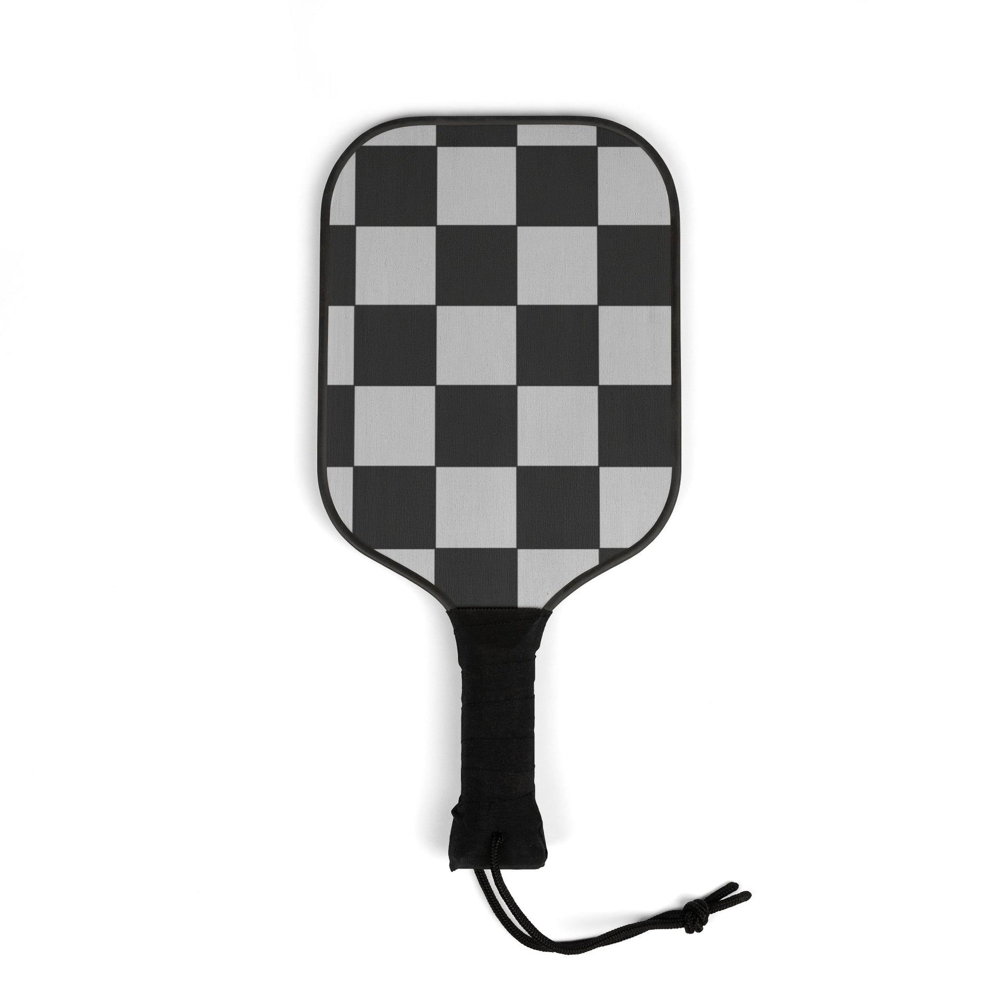 Grey Checkered Pickleball Paddle Kit - COFFEEBRE