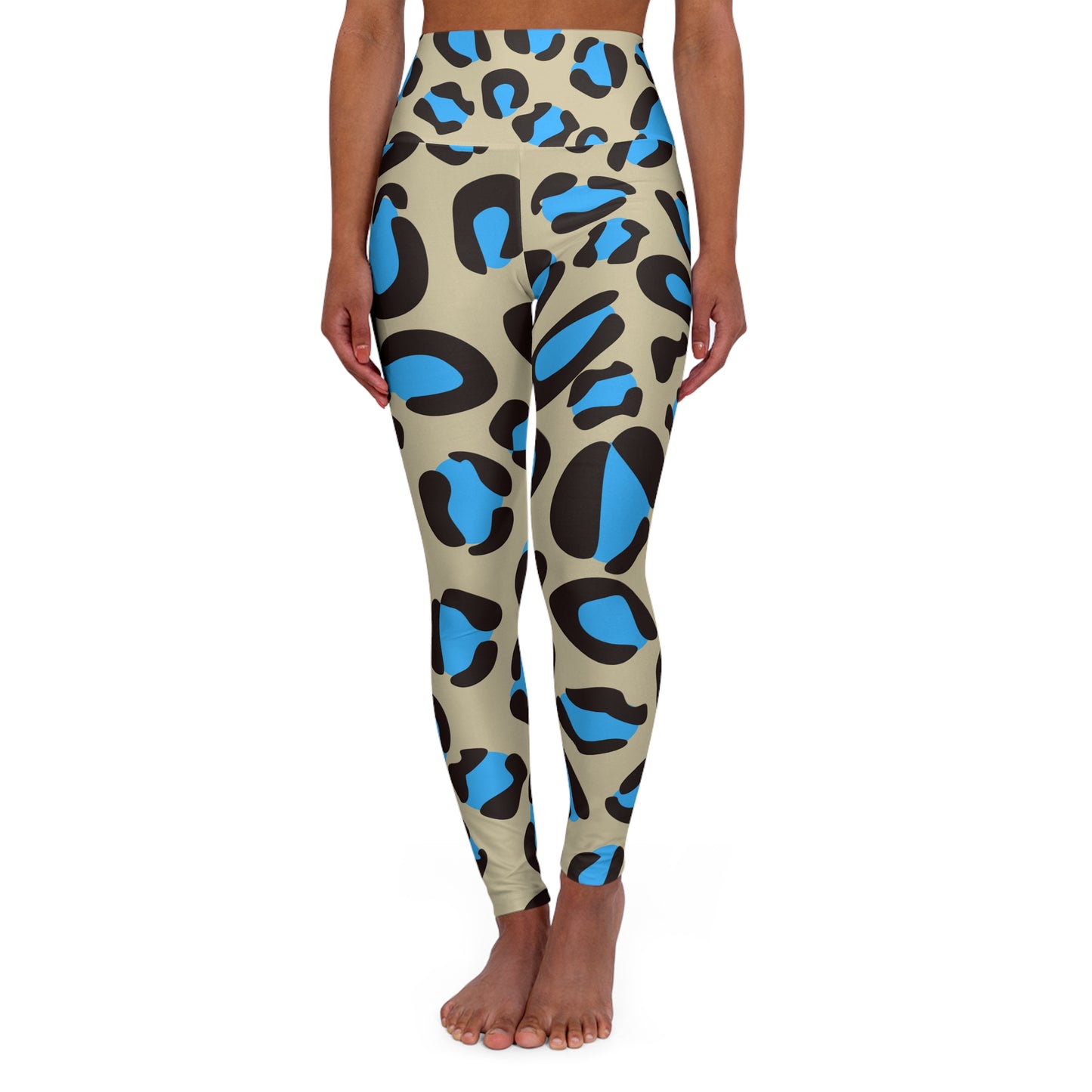 Leopard High Waisted Yoga Leggings - COFFEEBRE