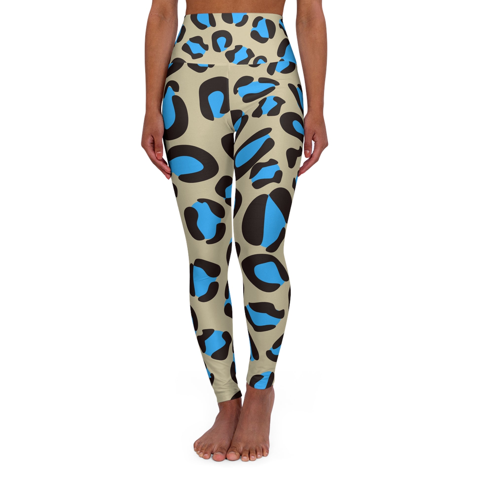 Leopard High Waisted Yoga Leggings - COFFEEBRE