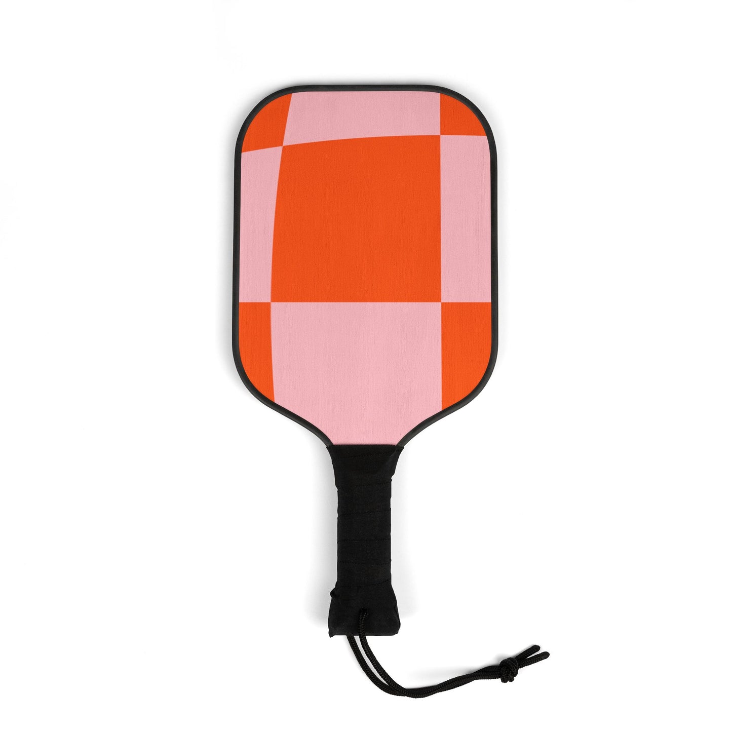 Orange Checkered Pickleball Paddle Kit - COFFEEBRE