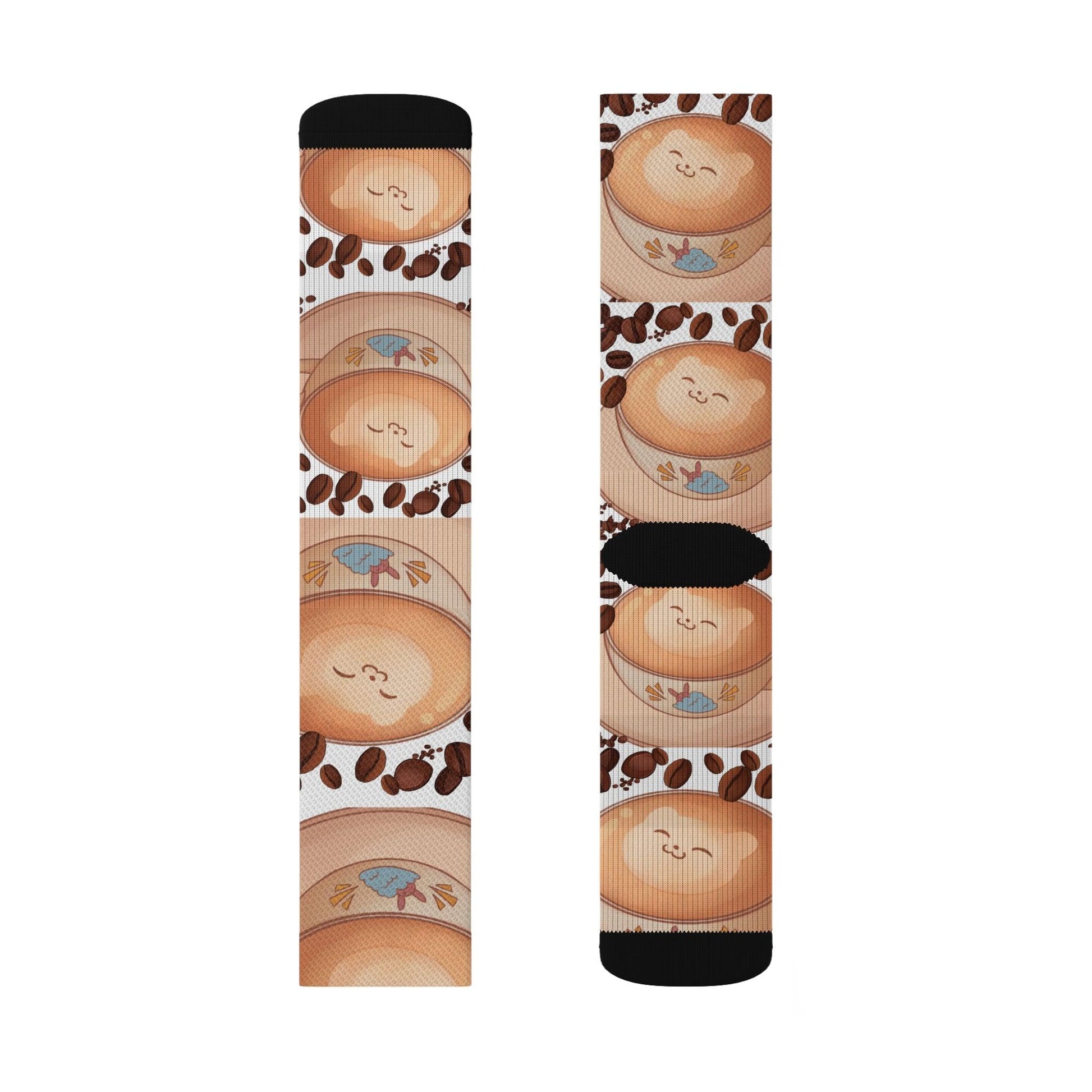 Cappuccino Hug in a Mug Coffee Socks - COFFEEBRE