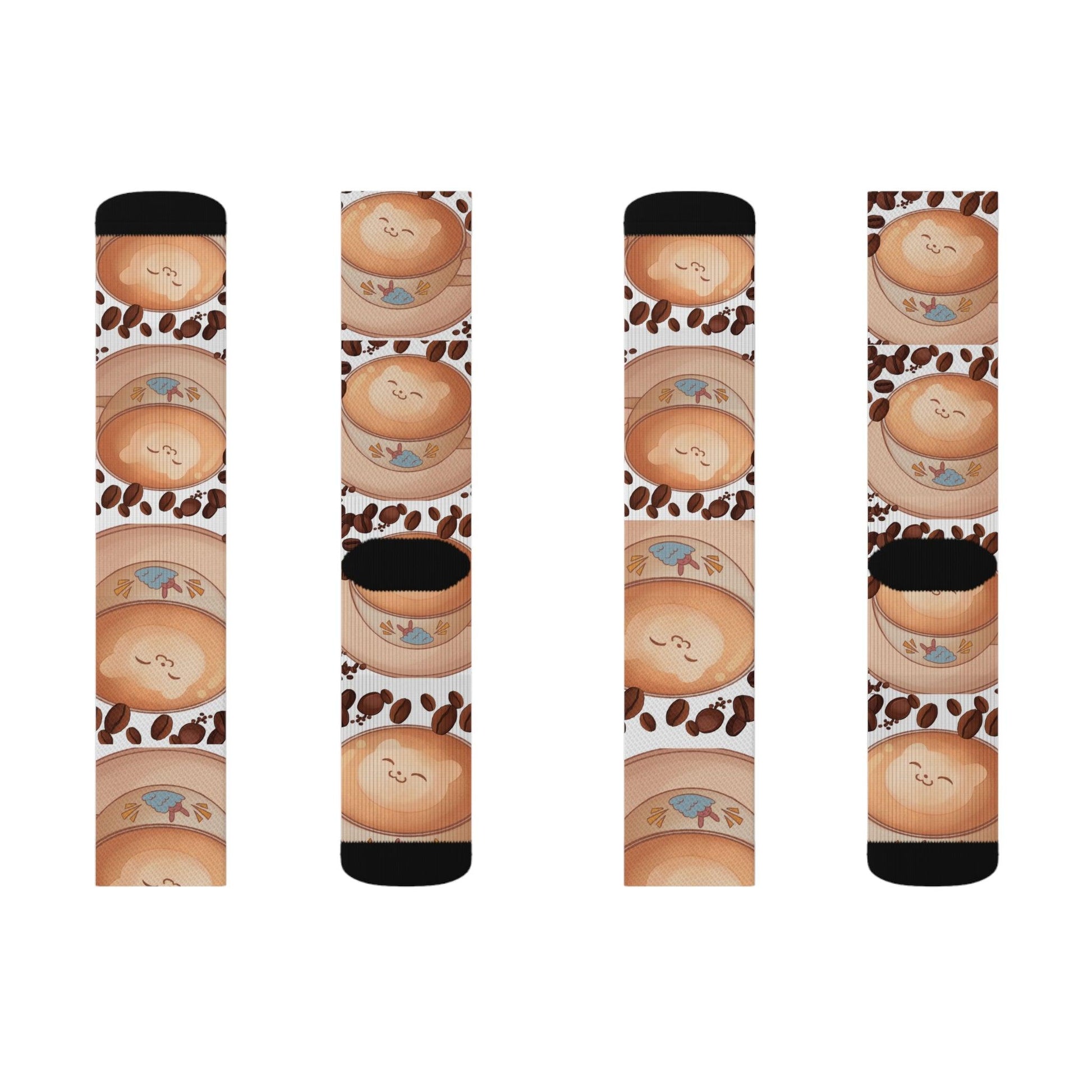 Cappuccino Hug in a Mug Coffee Socks - COFFEEBRE