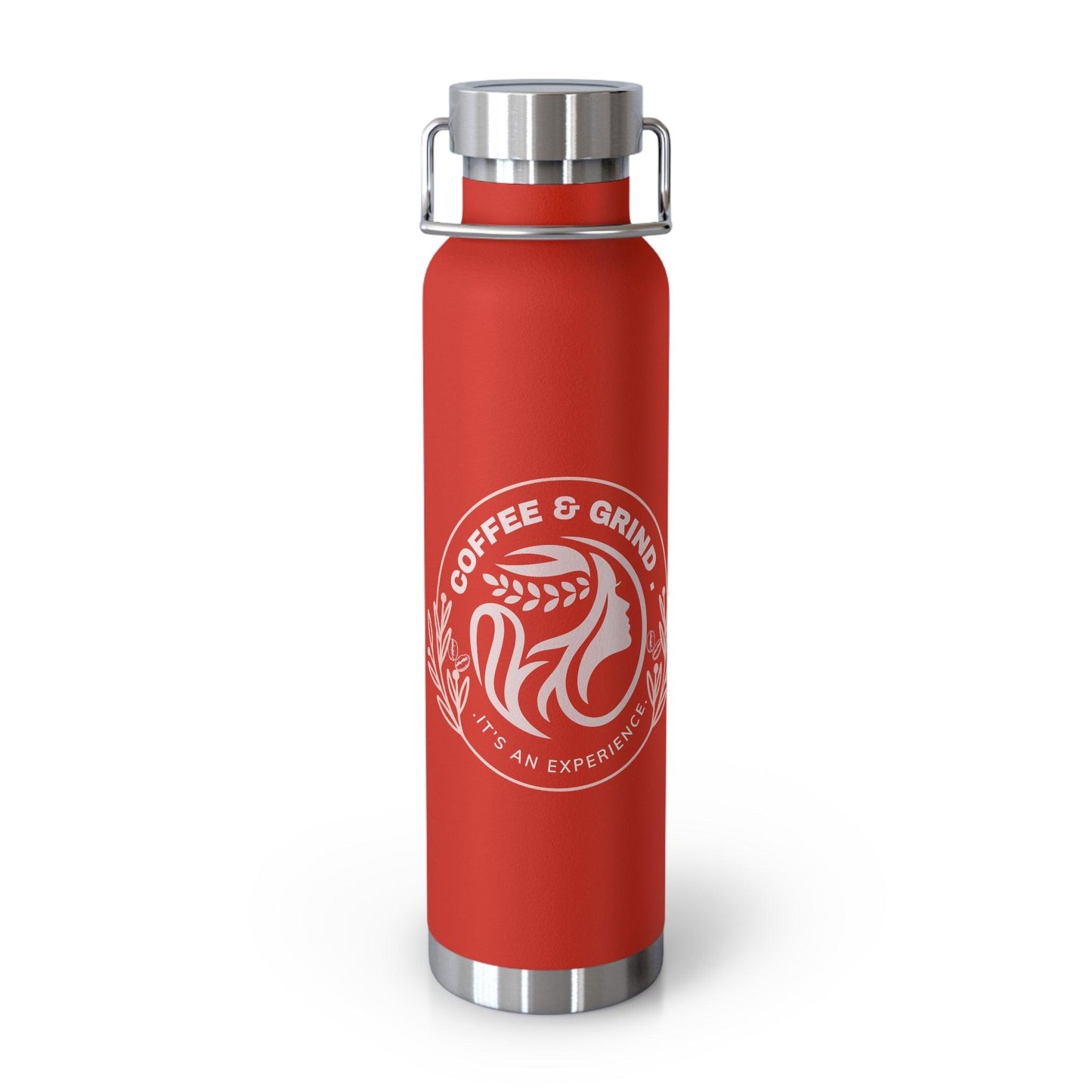Coffee and Grind Travel Copper Vacuum Insulated Bottle, 22oz - COFFEEBRE