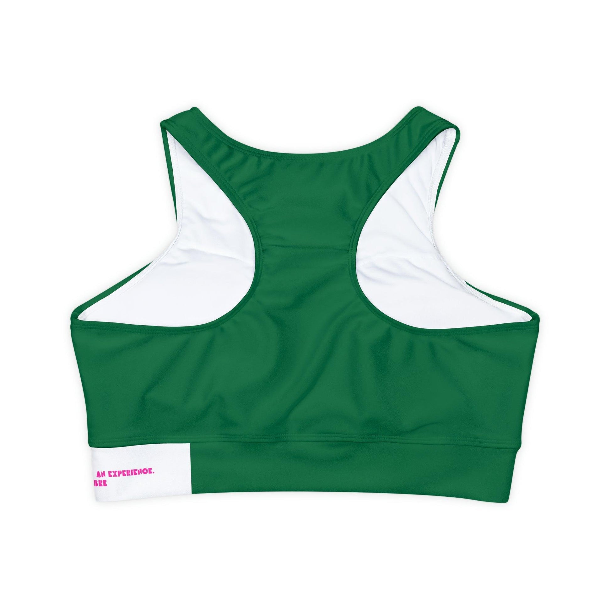 Coffee and Pilates Fully Lined, Padded Sports Bra - COFFEEBRE
