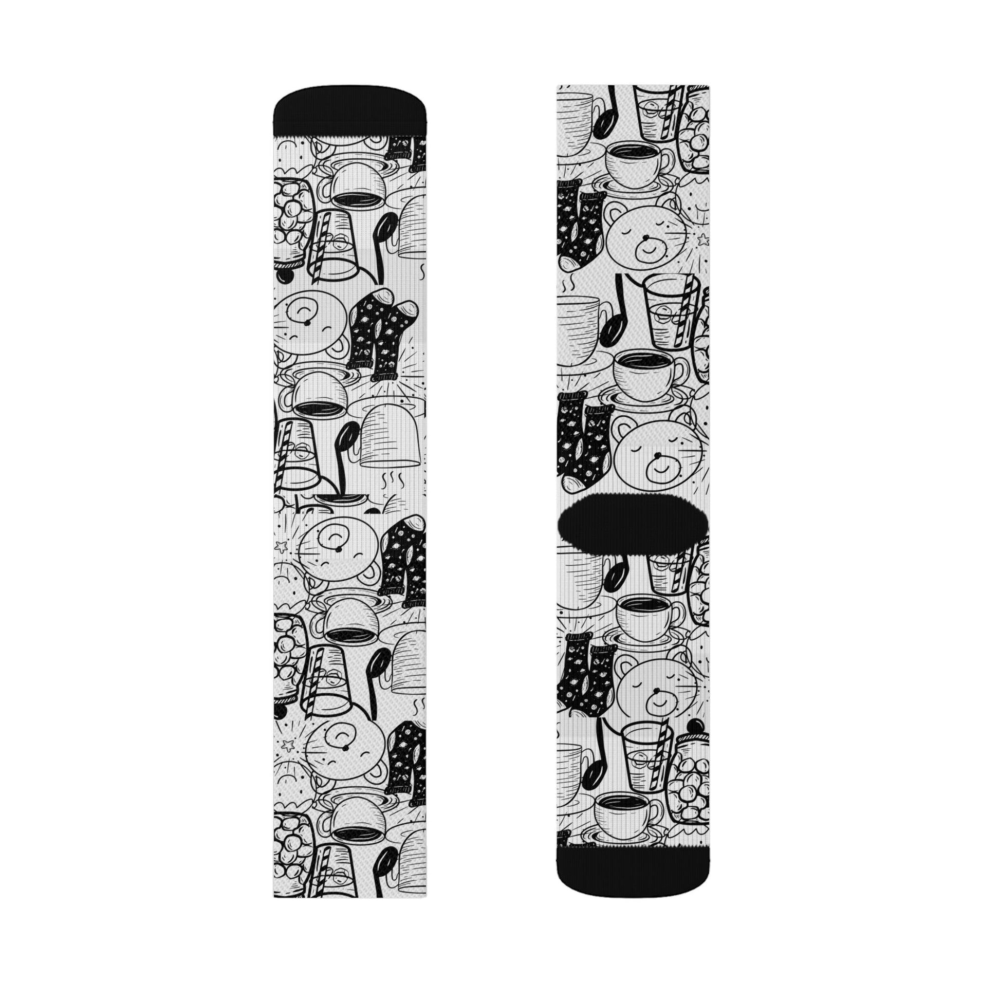Coffee Blues and Humming Bear Socks - COFFEEBRE