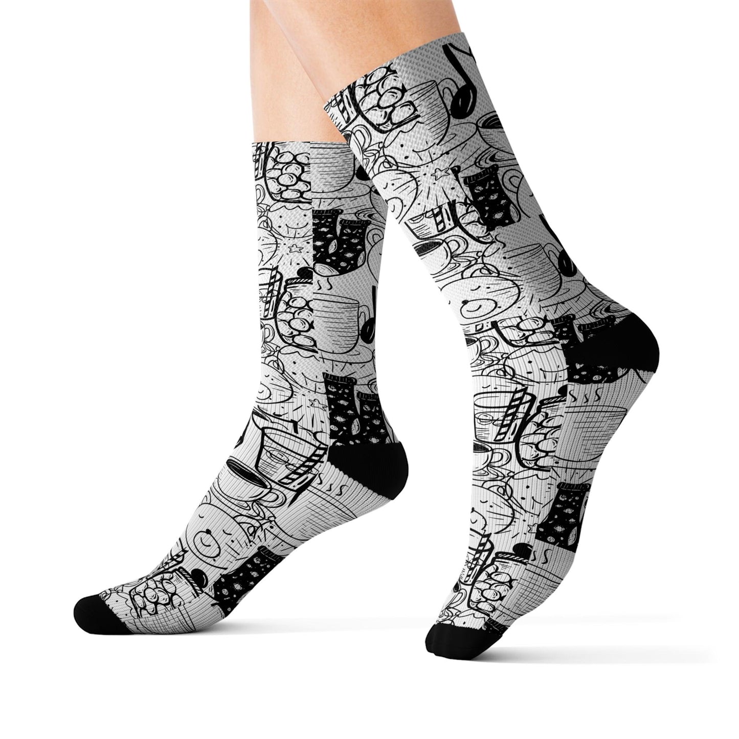 Coffee Blues and Humming Bear Socks - COFFEEBRE