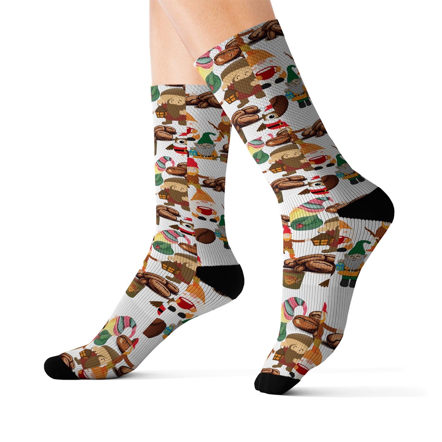 Coffee Connoisseur Gnome Socks - COFFEEBRE