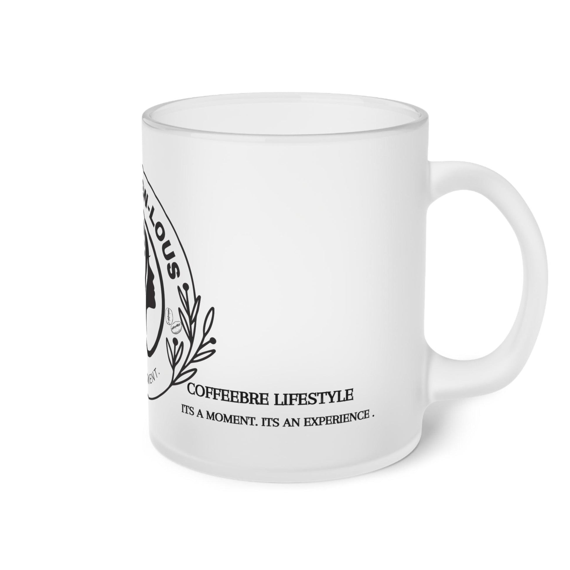 Coffee Frosted Glass Mug - COFFEEBRE
