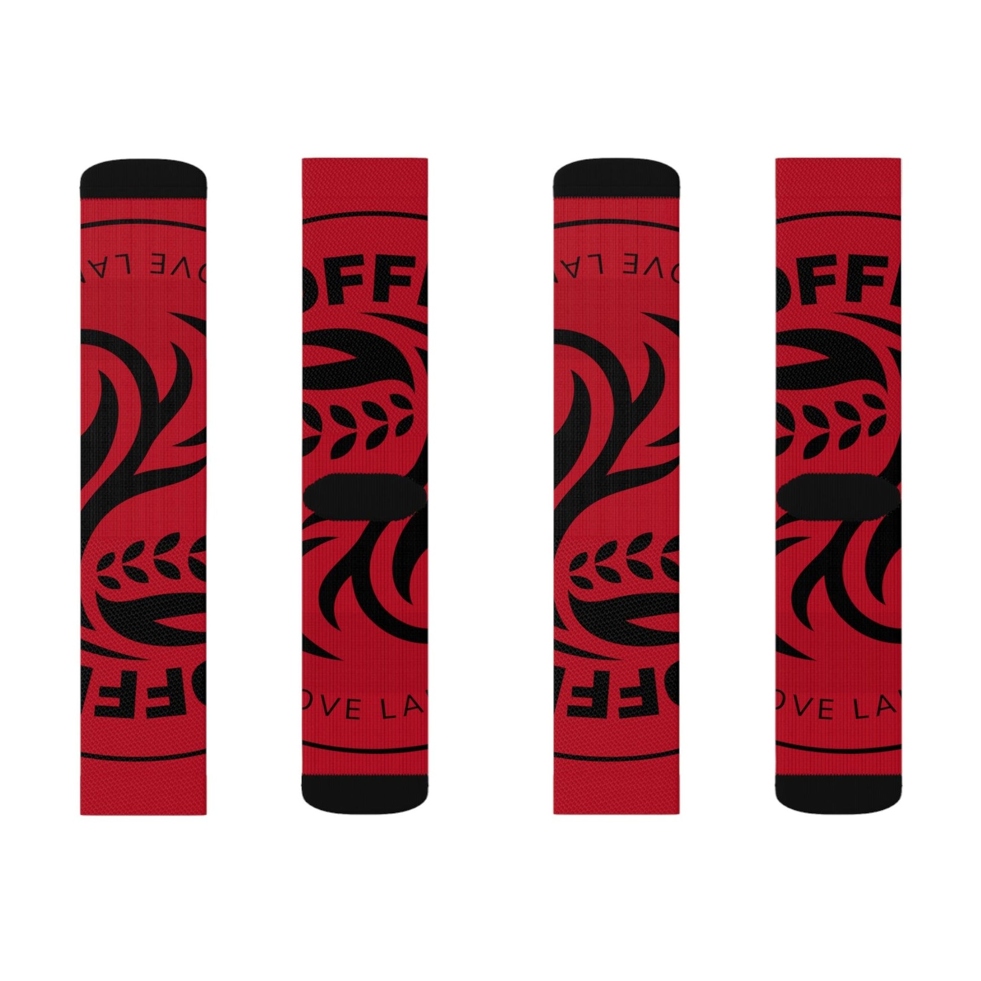 Coffeebre Lifestyle Dark Red Socks - COFFEEBRE