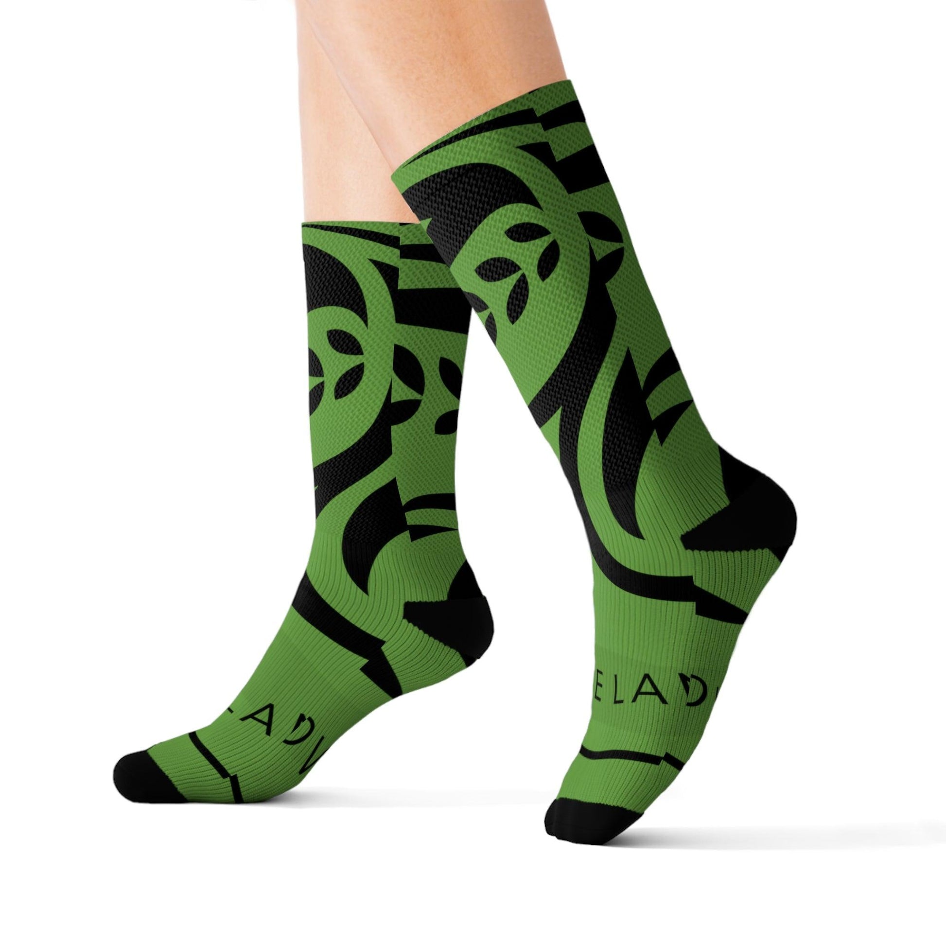 Coffeebre Lifestyle Green Socks - COFFEEBRE