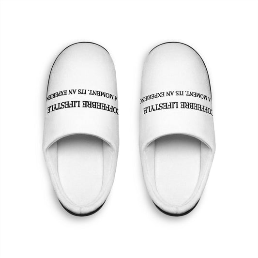 Coffeebre Minimalist White Indoor Spa Slippers - COFFEEBRE
