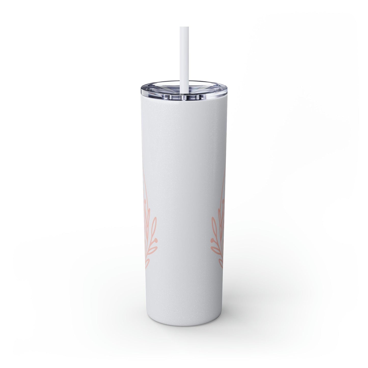 Coffeebre Skinny Better Latte Than Never Tumbler with Straw, 20oz - COFFEEBRE