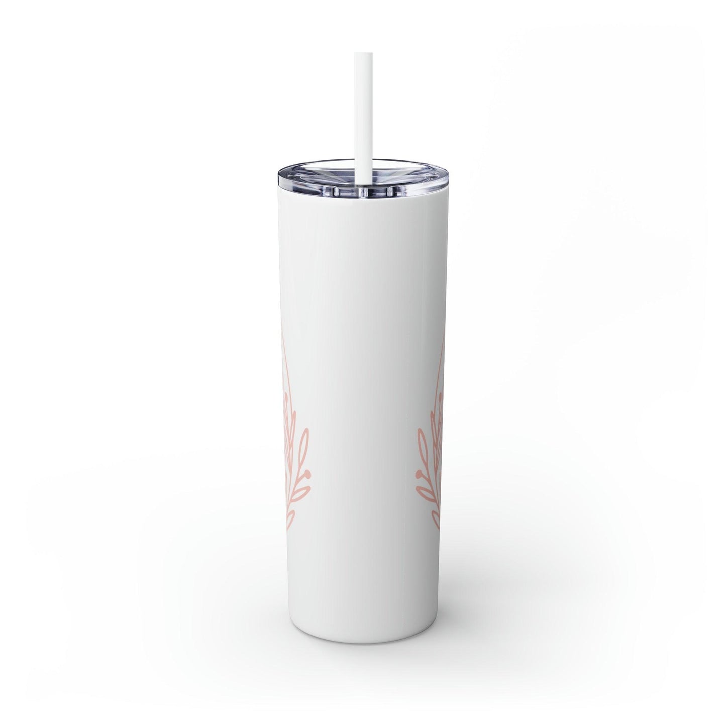 Coffeebre Skinny Better Latte Than Never Tumbler with Straw, 20oz - COFFEEBRE