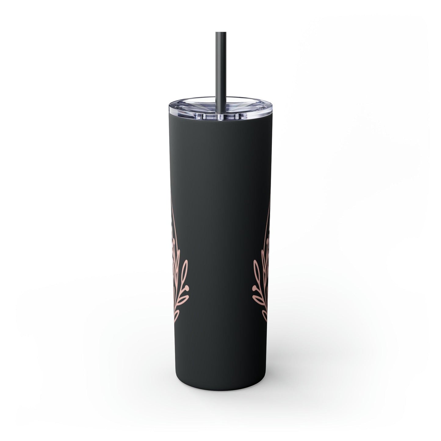 Coffeebre Skinny Better Latte Than Never Tumbler with Straw, 20oz - COFFEEBRE