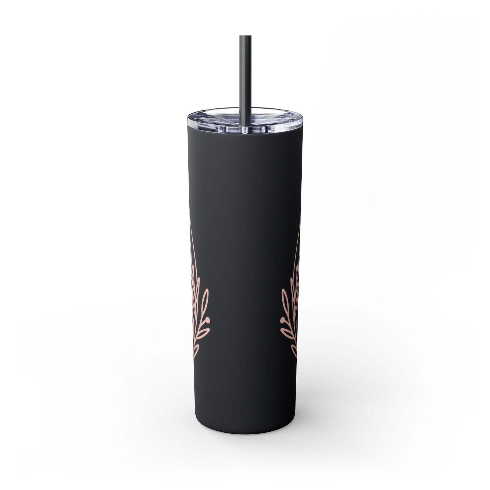 Coffeebre Skinny Better Latte Than Never Tumbler with Straw, 20oz - COFFEEBRE