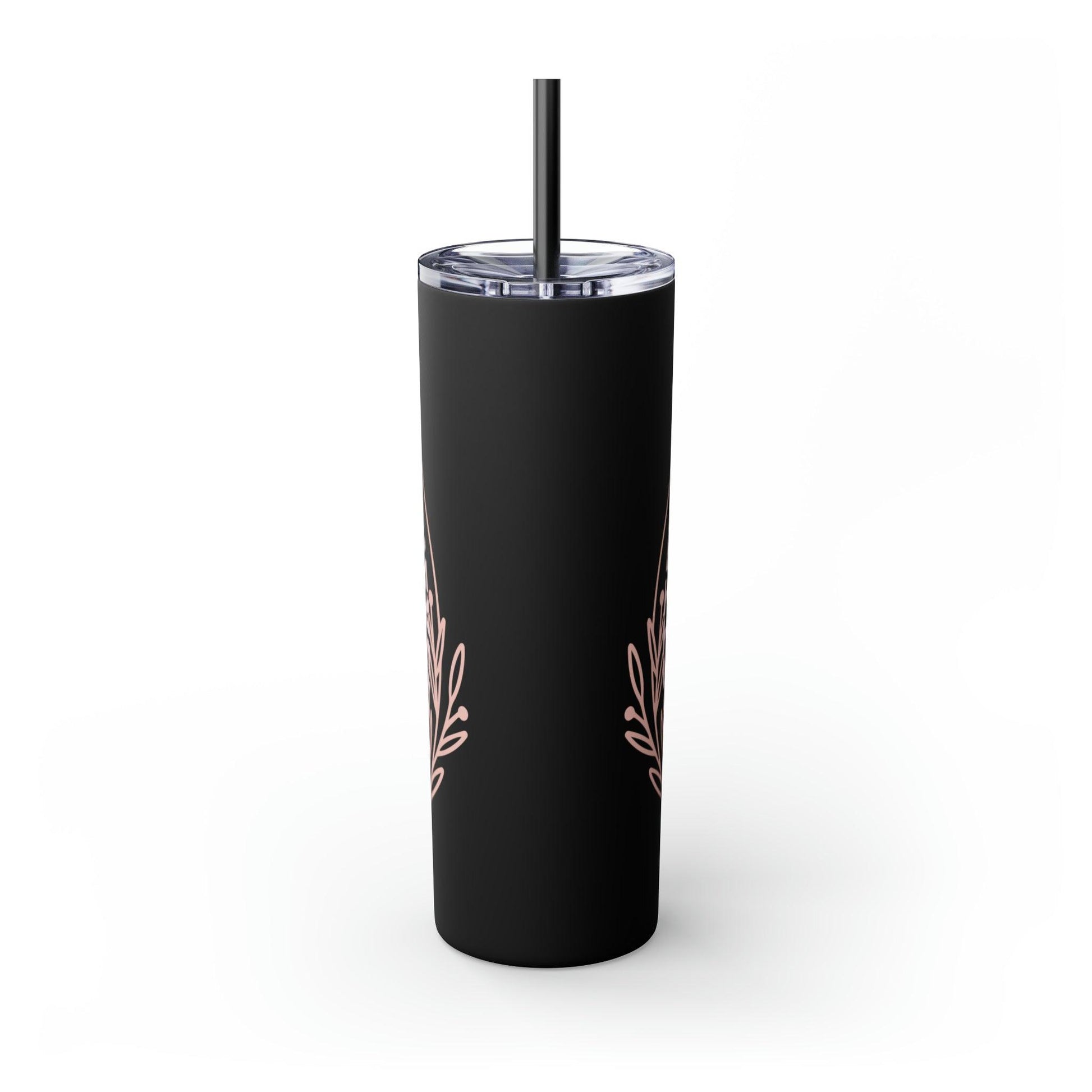Coffeebre Skinny Better Latte Than Never Tumbler with Straw, 20oz - COFFEEBRE