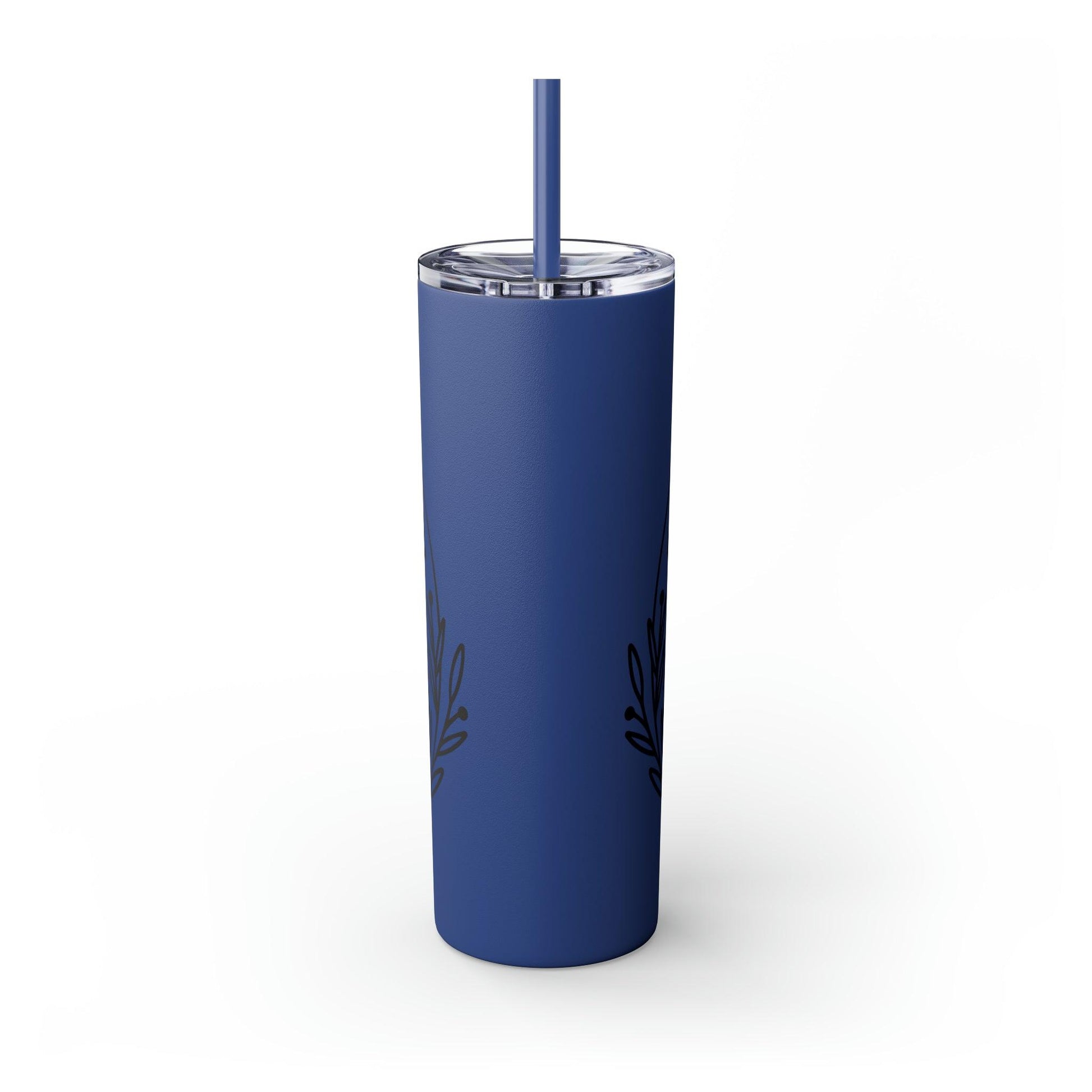 Coffeebre Skinny Rise and Grind Tumbler with Straw, 20oz - COFFEEBRE