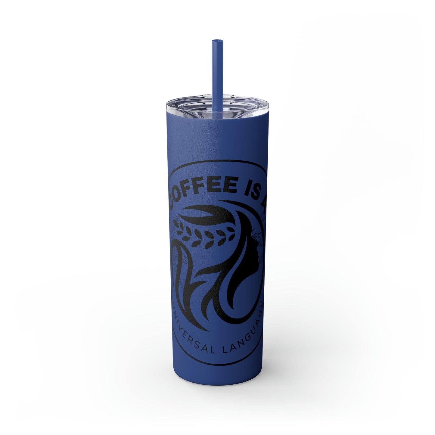 Coffeebre Skinny Travel Tumbler with Straw, 20oz - COFFEEBRE