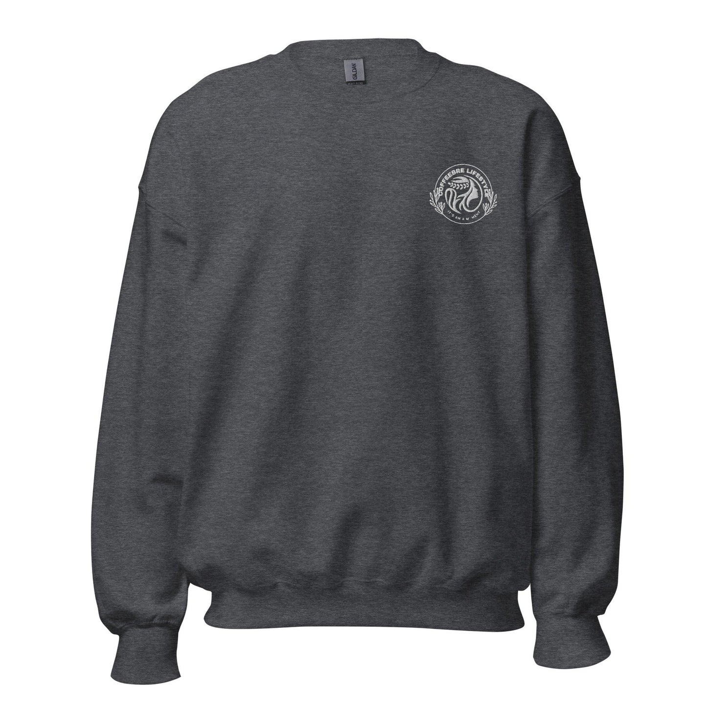 Coffeebre Trendy Unisex Embroidery Sweatshirt - COFFEEBRE