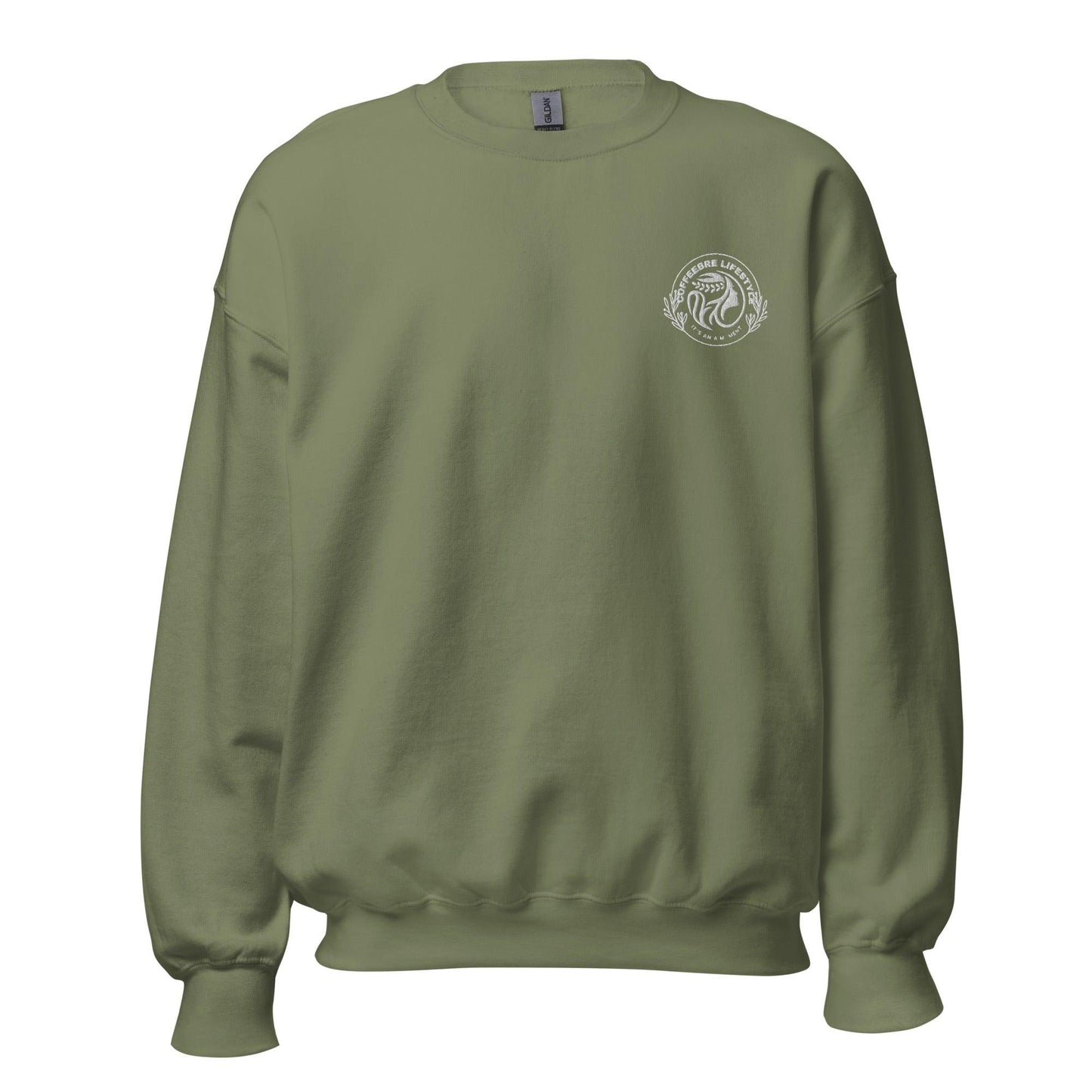Coffeebre Trendy Unisex Embroidery Sweatshirt - COFFEEBRE