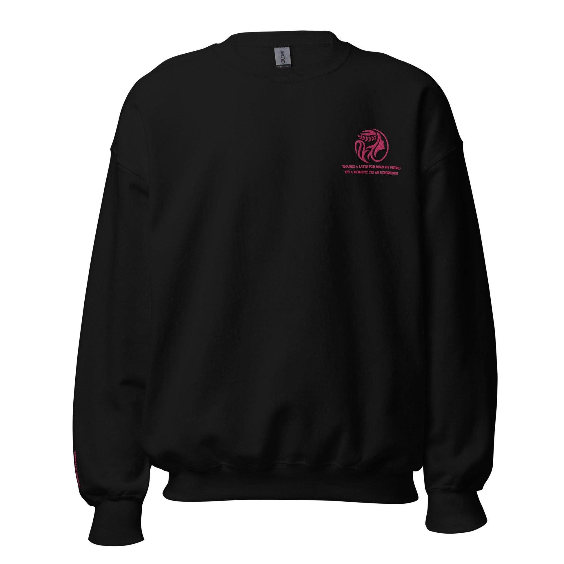 Coffeebre Unisex Embroidered Crewneck Sweater - COFFEEBRE