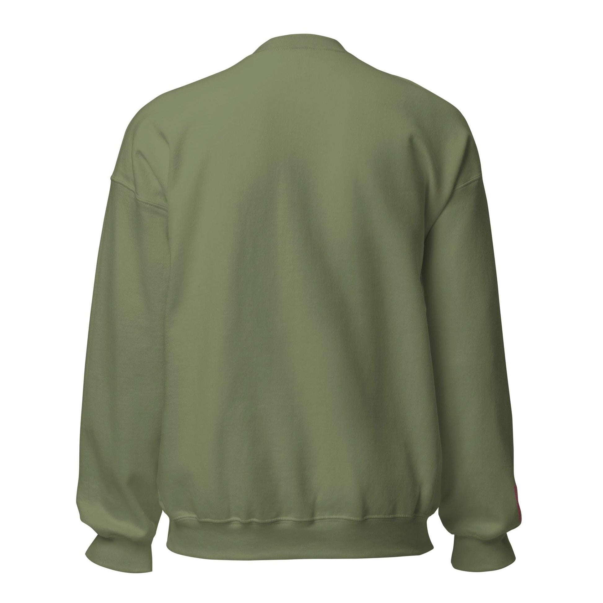 Coffeebre Unisex Embroidered Crewneck Sweater - COFFEEBRE