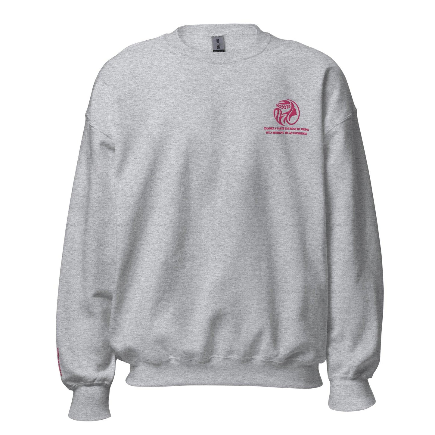 Coffeebre Unisex Embroidered Crewneck Sweater - COFFEEBRE